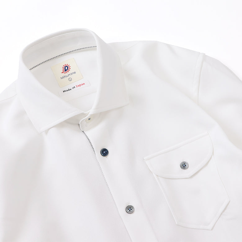 ストレッチポプリンシャツ【Made in Japan】