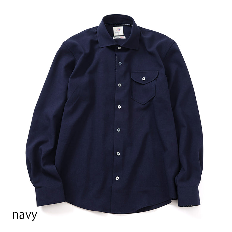 ストレッチポプリンシャツ【Made in Japan】