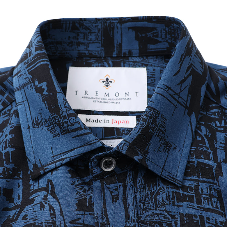 シティプリントワークシャツ【Made in Japan】