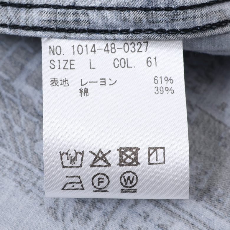 シティプリントワークシャツ【Made in Japan】
