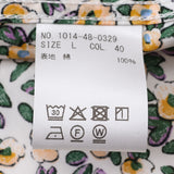 ボタニカルフラワープリントシャツ【Made in Japan】
