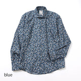 ボタニカルフラワープリントシャツ【Made in Japan】