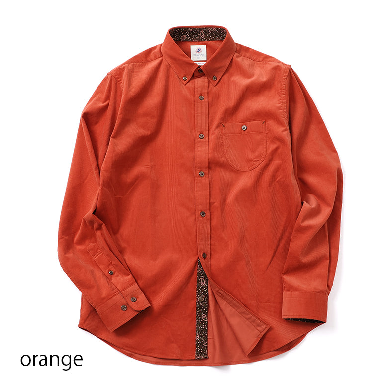 オリジナルコーデュロイボタンダウンシャツ【Made in Japan】