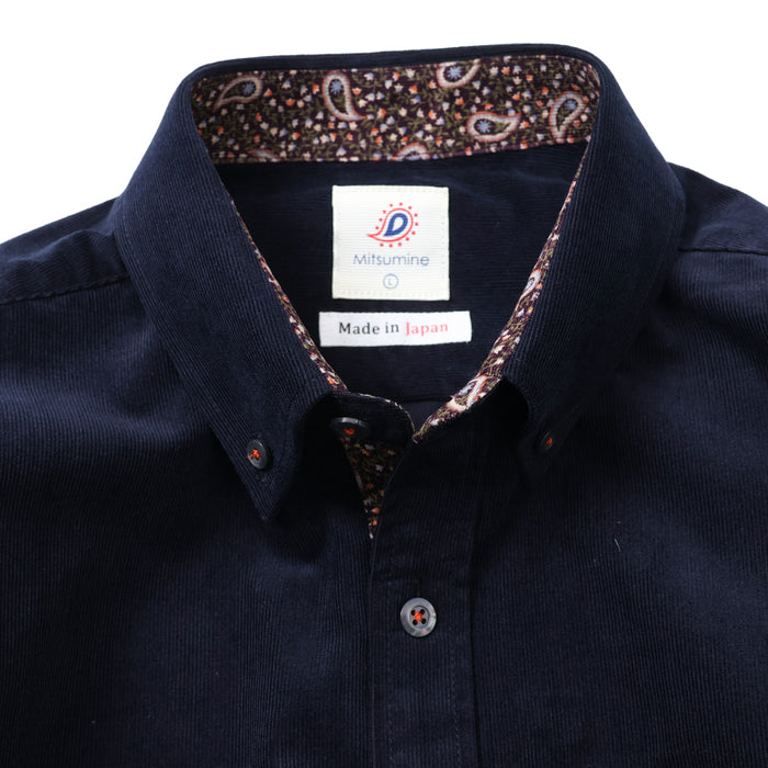   メンズ コーデュロイ ボタンダウンシャツ ネイビー SHIPS｜SHIPS: コーデュロイ ボタンダウン シャツ | Rakuten Fashion