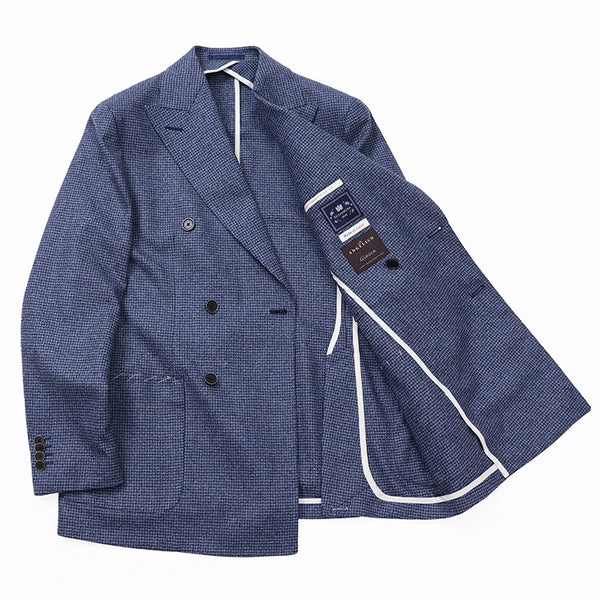 【Fly Jacket】ダブルアンジェリコ杢千鳥ジャケット【Made in Japan】
