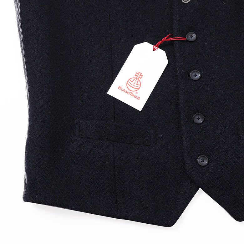 ハリスツイル無地ベスト【Made in Japan】