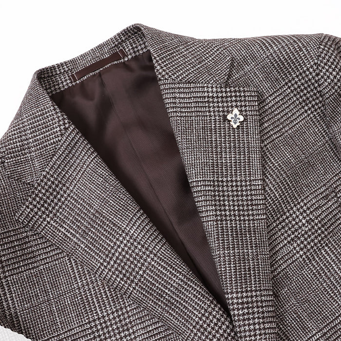 Fly Jacket】ロロピアーナグレンチェックジャケット【Made in Japan