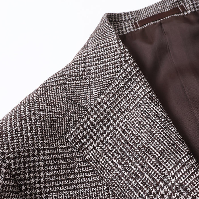Fly Jacket】ロロピアーナグレンチェックジャケット【Made in Japan
