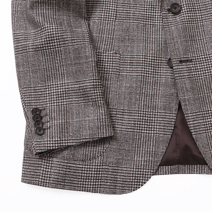 Fly Jacket】ロロピアーナグレンチェックジャケット【Made in Japan