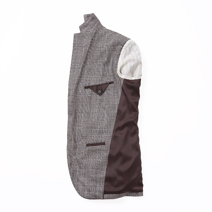 Fly Jacket】ロロピアーナグレンチェックジャケット【Made in Japan
