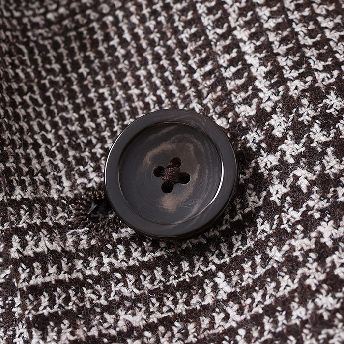 Fly Jacket】ロロピアーナグレンチェックジャケット【Made in Japan