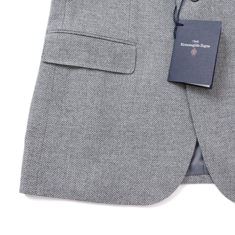 ゼニアトロフェオジャガード無地ジャケット【Made in Japan】