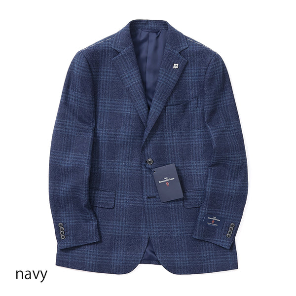 ゼニアトロフェオツイルチェックジャケット【Made in Japan