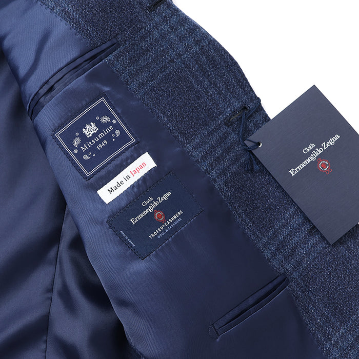 ゼニアトロフェオツイルチェックジャケット【Made in Japan