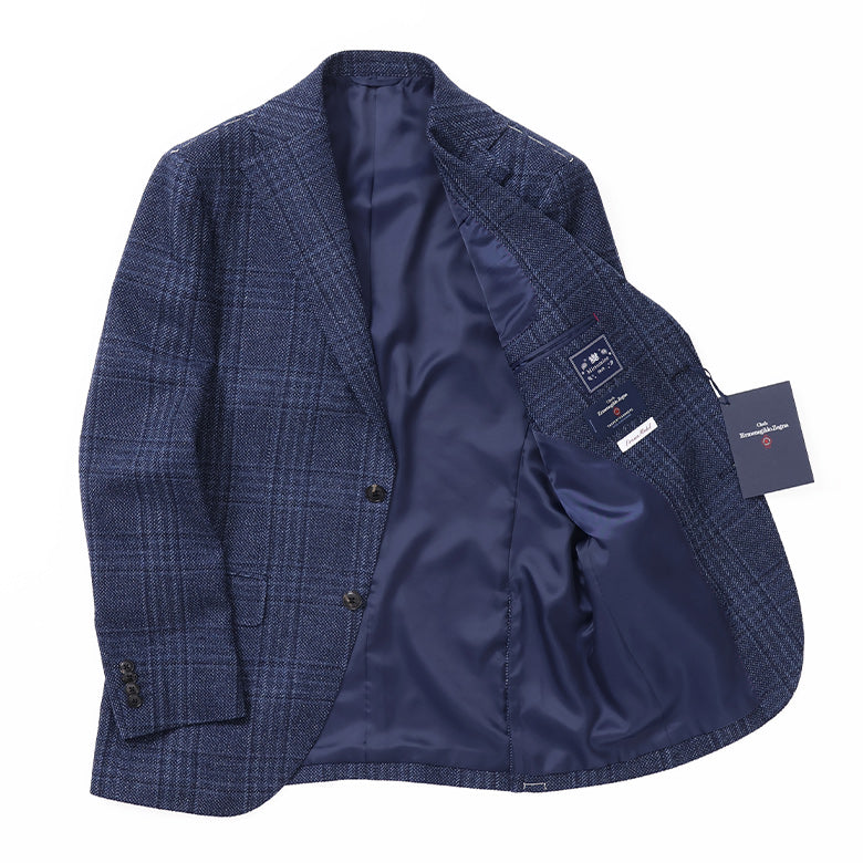 ゼニアトロフェオトーンチェックジャケット【Made in Japan】
