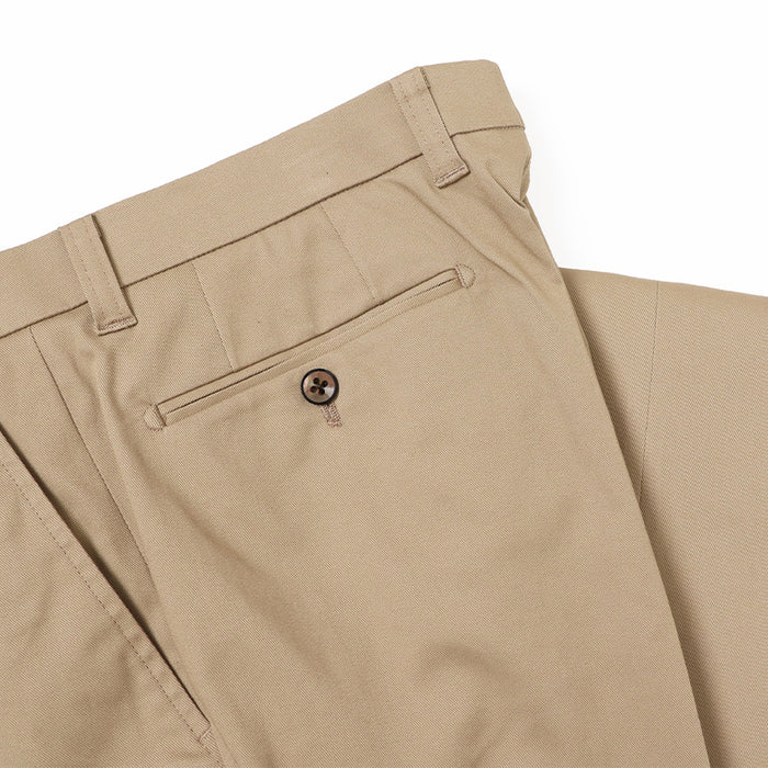 ピーチストレッチツイルパンツ（ノータック）【Made in Japan