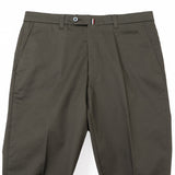 ピーチストレッチツイルパンツ（ノータック）【Made in Japan】