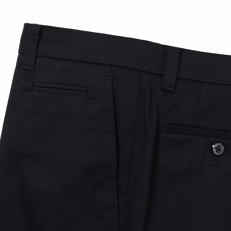 ピーチストレッチツイルパンツ（ノータック）【Made in Japan】