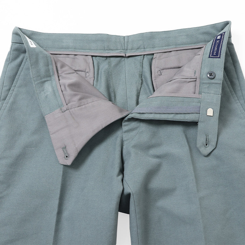 モールスキンスエードストレッチパンツ（ノータック）【Made in Japan】