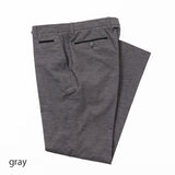 オーガニック別珍ストレッチパンツ（ノータック）【Made in Japan】