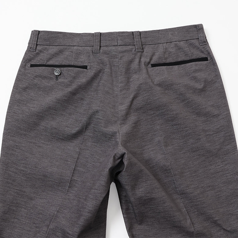 オーガニック別珍ストレッチパンツ（ノータック）【Made in Japan】