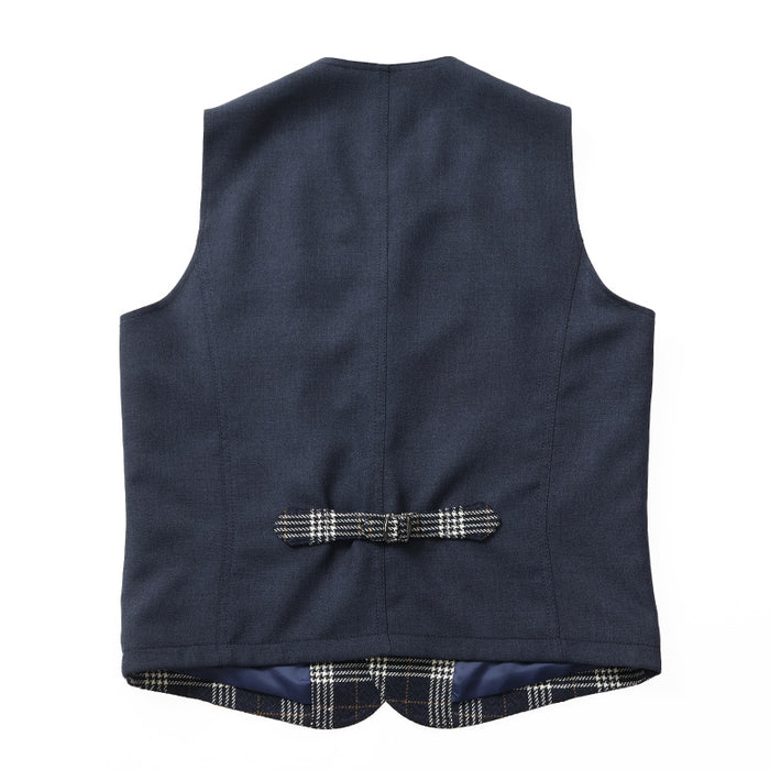 チェックツイードアウターベスト【Made in Japan】 – Mitsumine
