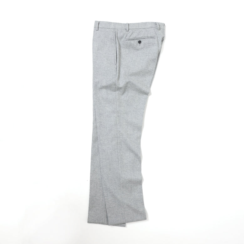 【尾州】カシミヤ混ストレッチフラノ無地（ノータック）【Made in Japan】
