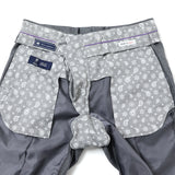 【尾州】カシミヤ混ストレッチフラノ無地（ノータック）【Made in Japan】