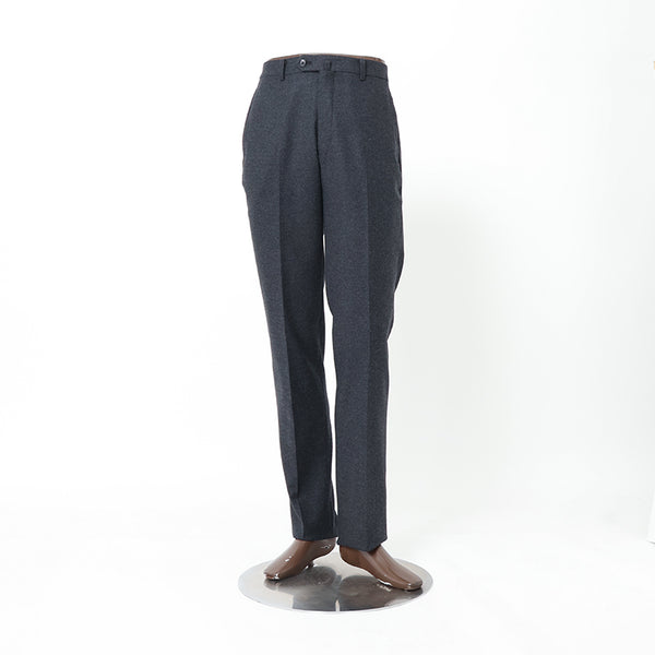 【尾州】カシミヤ混ストレッチフラノ無地（ノータック）【Made in Japan】