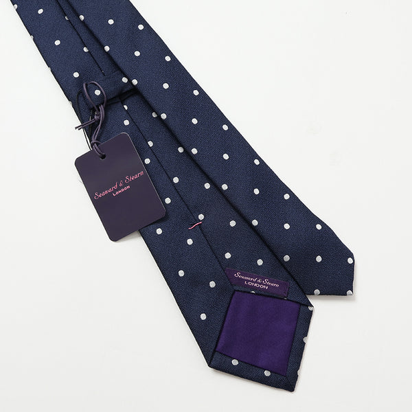 【Seaward & Stearn】ドットネクタイ【Made in GBR】