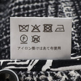 ライトニットチェックプリントジャケット