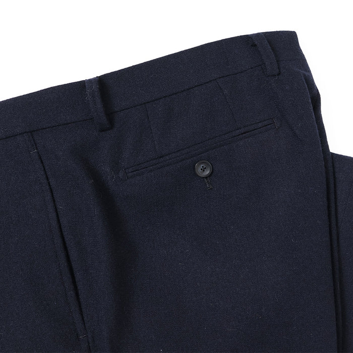 尾州ツィードホームスパンパンツ（ノータック）【Made in Japan