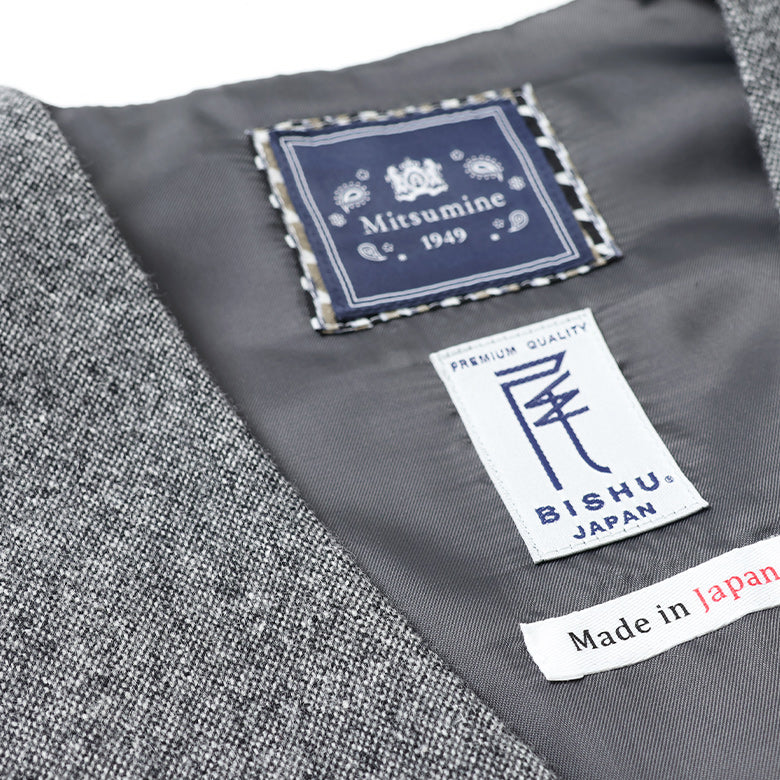 尾州ツィードホームスパンベスト【Made in Japan】