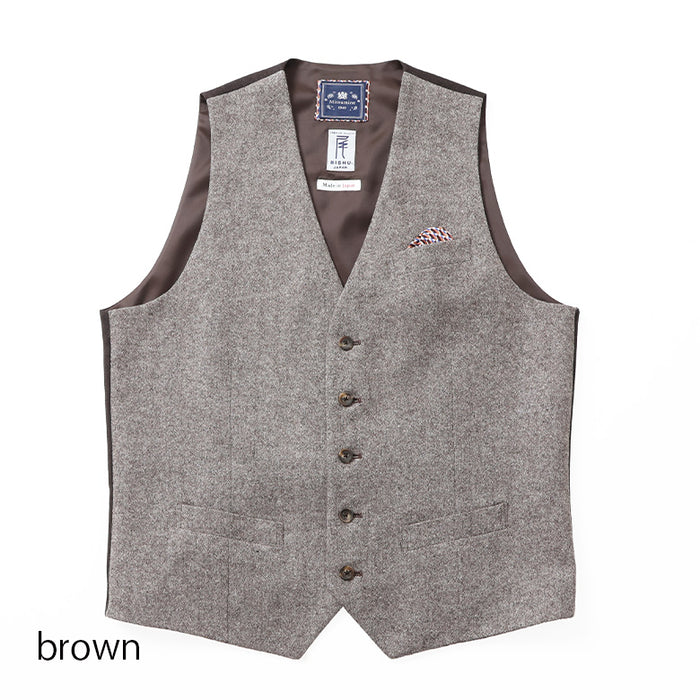 尾州ツィードホームスパンベスト【Made in Japan】 – Mitsumine Online