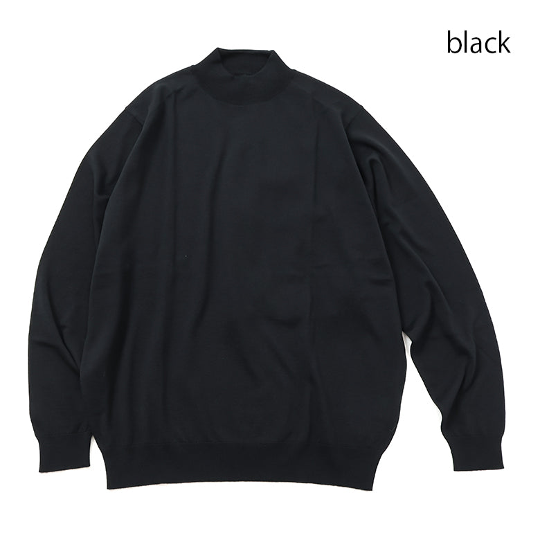 JOHN SMEDLEY モックネック ニット【Made in GBR】