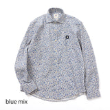 コーデュロイ総柄プリントシャツ【Made in Japan】
