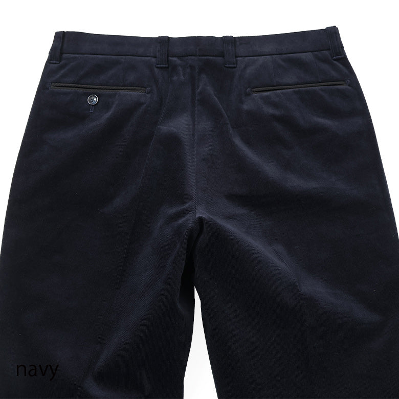 18ウェルストレッチコーデュロイパンツ（ノータック）【Made in Japan】