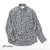 コーデュロイフラワープリントシャツ【Made in Japan】