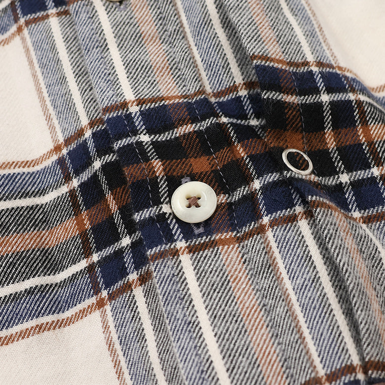 ソフトネルチェックシャツ【Made in Japan】