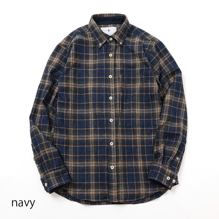ソフトネルチェックシャツ【Made in Japan】 – Mitsumine Online Shop