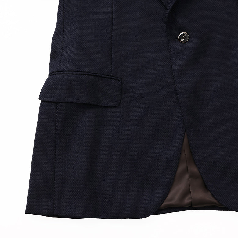 BELVEST Ⅰボタンピーク無地ジャケット【Made in Italy】
