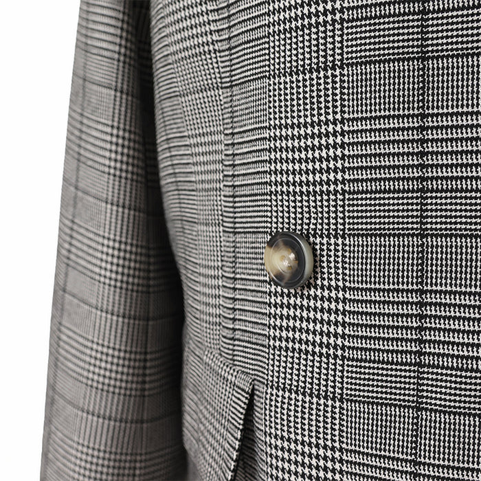 グレンチェックダブルジャケット – Mitsumine Online Shop