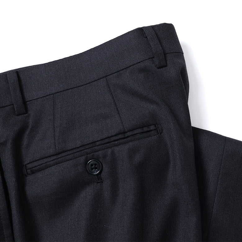 ロロピアーナ150’Sツイル無地スーツ【Made in Japan】