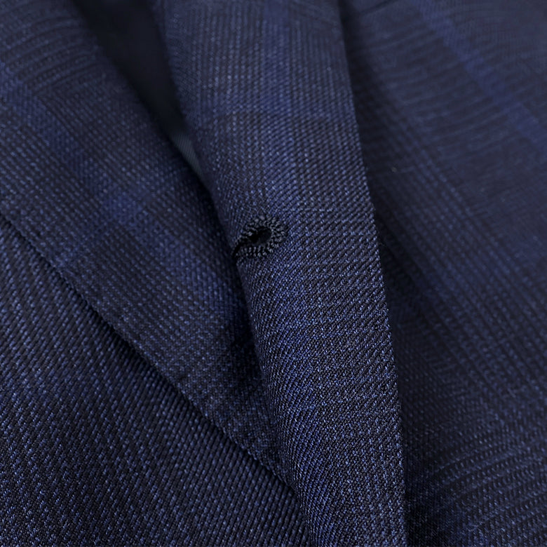 ロロピアーナストレッチチェックスーツ【Made in Japan】