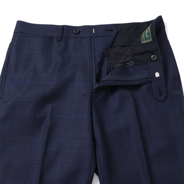 ロロピアーナストレッチチェックスーツ【Made in Japan】
