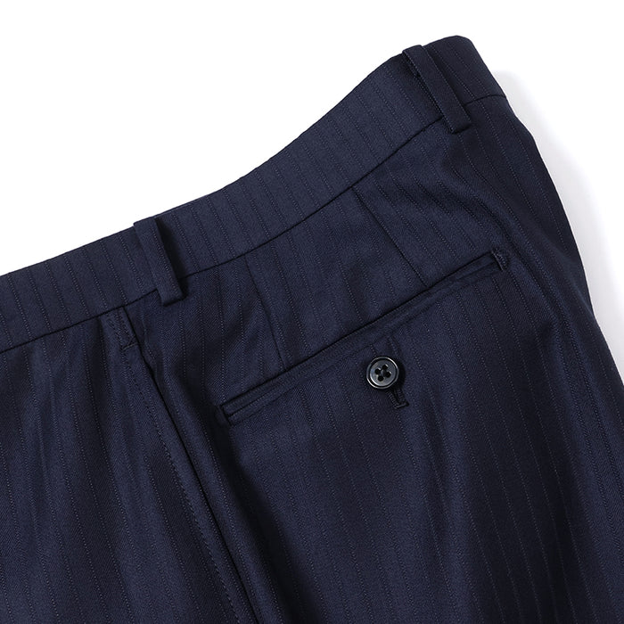 ゼニア”ELECTA”ピンストライプスーツ【Made in Japan】 – Mitsumine