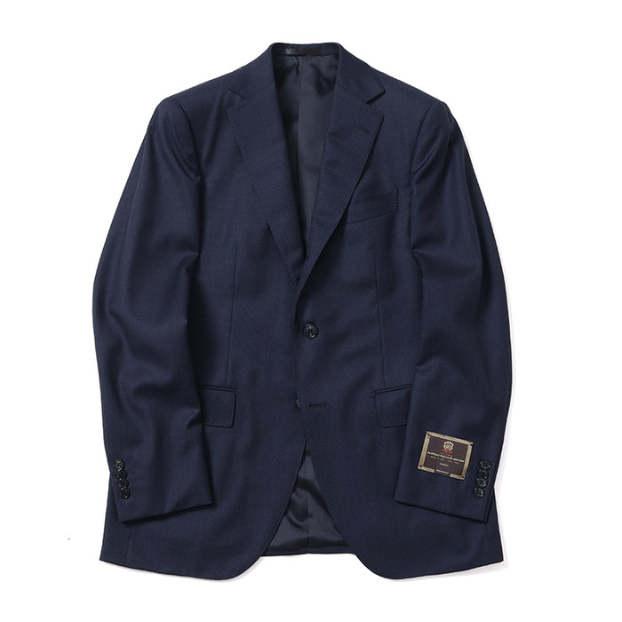 タリア・ディ・デルフィノ バーズアイ無地 スーツ【Made in Japan