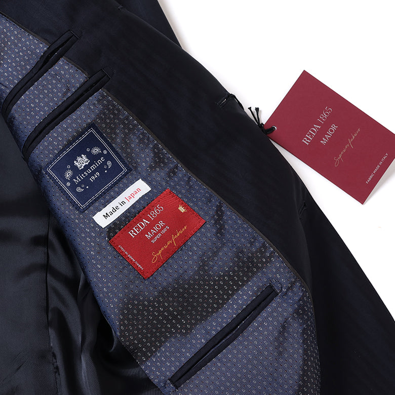 レダ"MAIOR"ヘリンボーンスーツ【Made in Japan】
