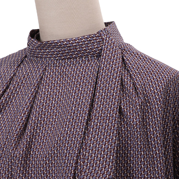 モラビト✴︎スペル⭐️ジオメトリック柄プリントプルオーバーブラウス✨MORABITO モラビト✴︎スペル⭐️ジオメトリック柄プリントプルオーバーブラウス