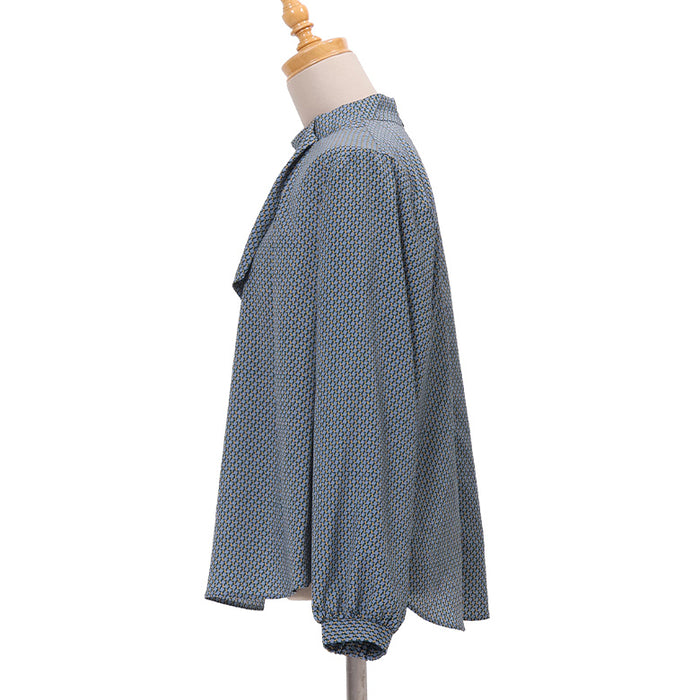 モラビト✴︎スペル⭐️ジオメトリック柄プリントプルオーバーブラウス✨MORABITO モラビト✴︎スペル⭐️ジオメトリック柄プリントプルオーバー